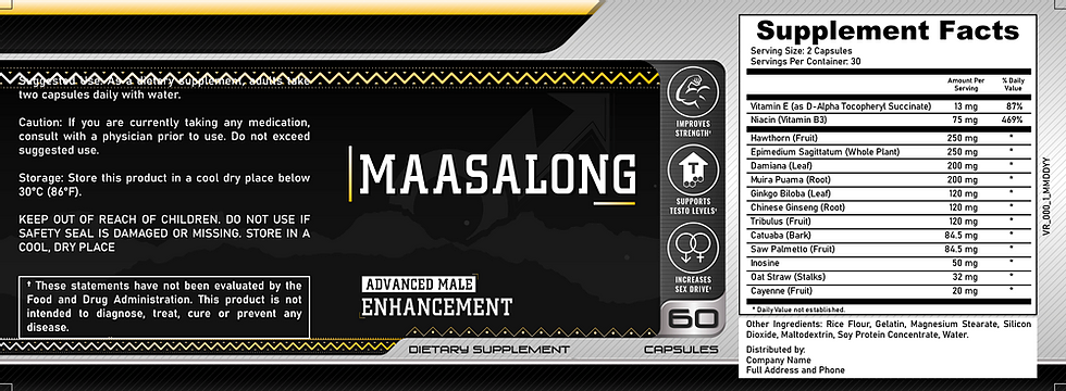 MaasaLong Ingredients